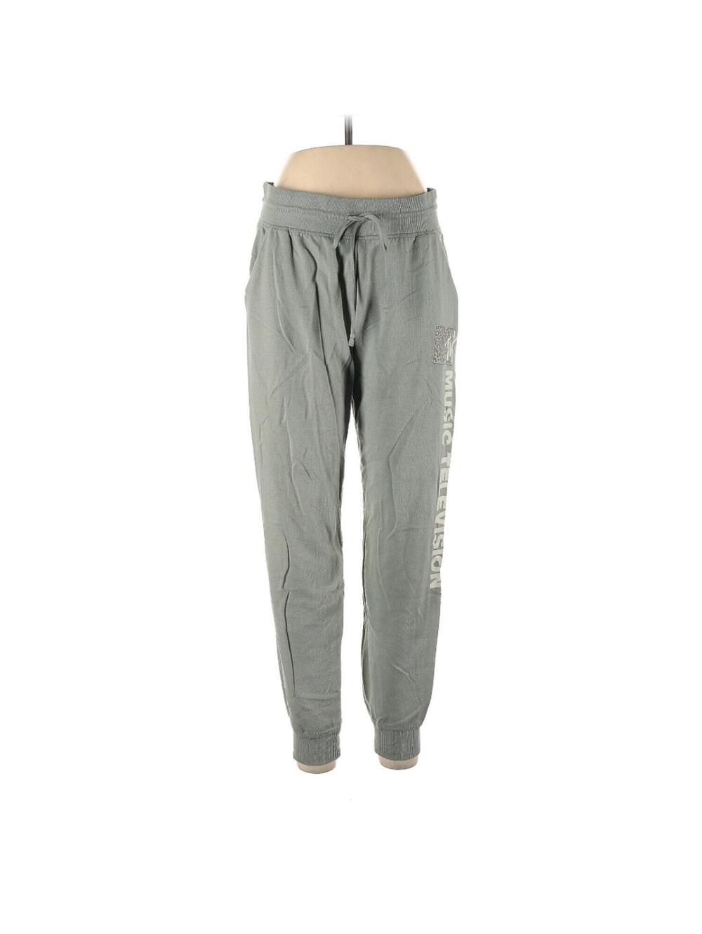MTV Green Logo Jogger Sweatpants Size Large